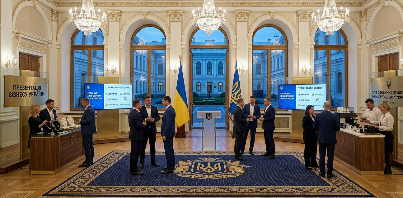 Презентація бізнесу в офісі Президента України